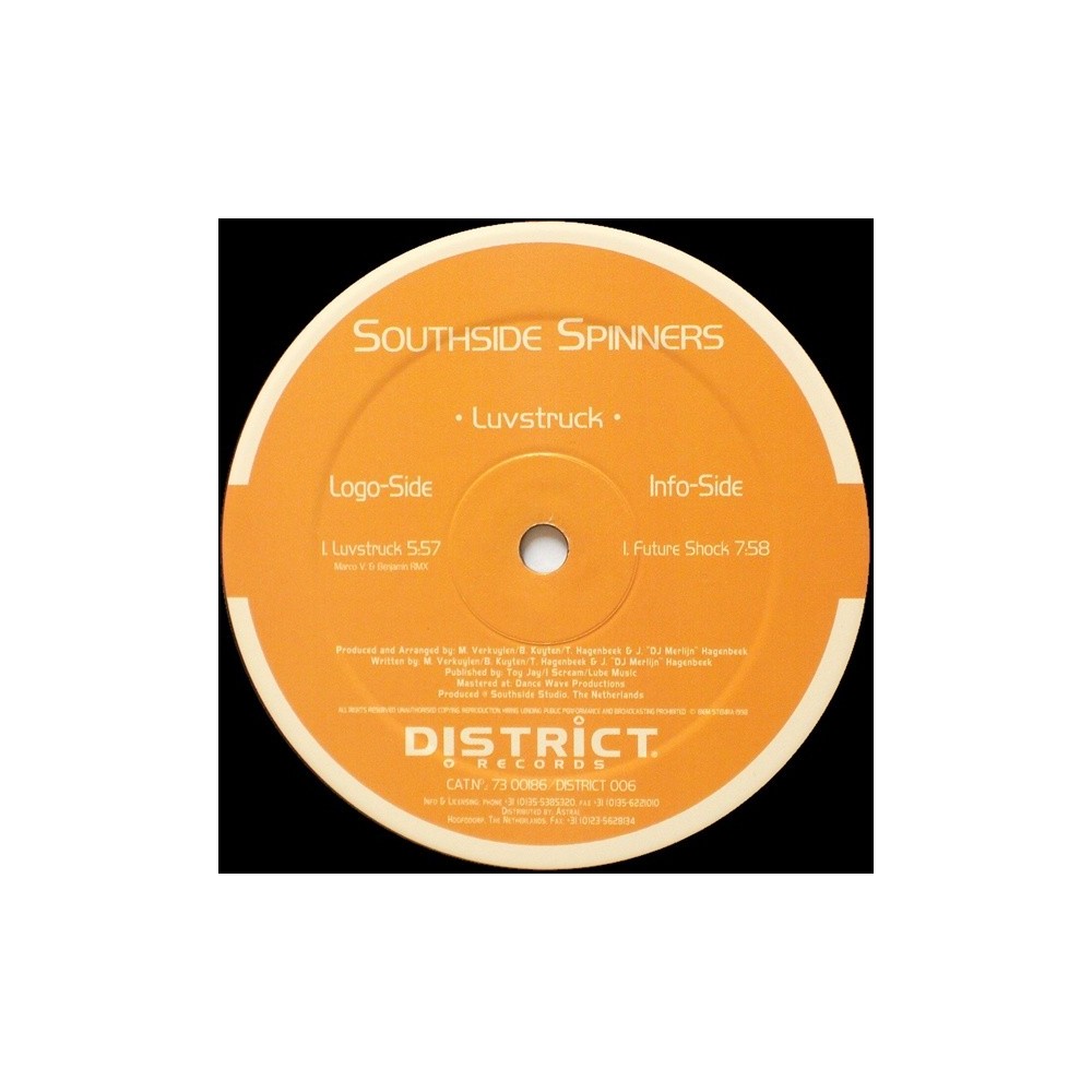 Southside Spinners – Luvstruck (2 MANO,TODO UN CLÁSICO¡)