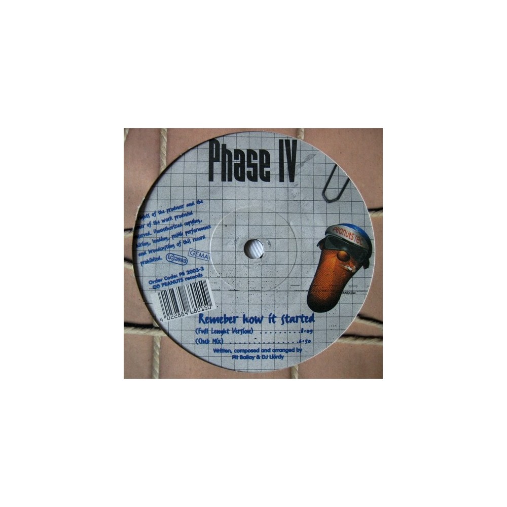 Phase IV – Remember How It Started (2 MANO,MELODIA DEL 99¡¡)