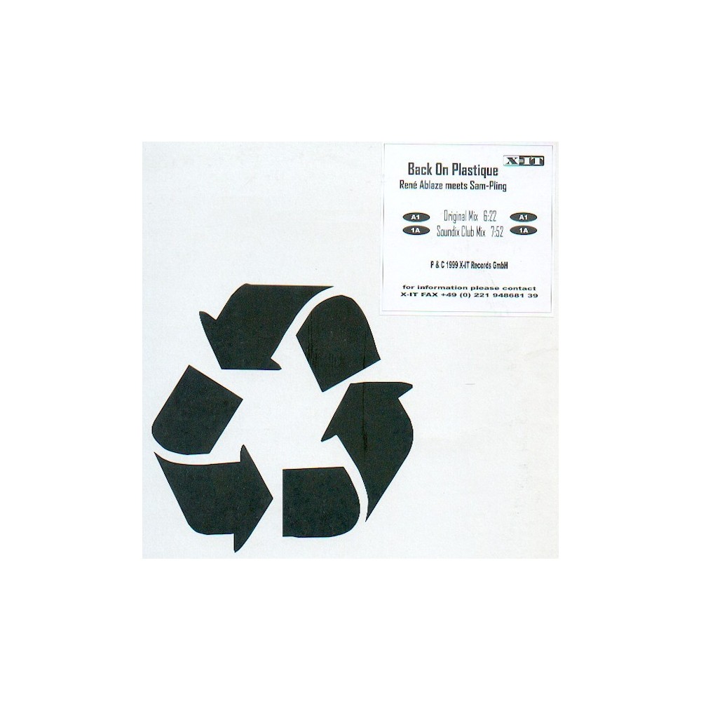 René Ablaze meets Sam-Pling – Back On Plastique (2 MANO,MELODIA REVIVALERA  DEL 99)