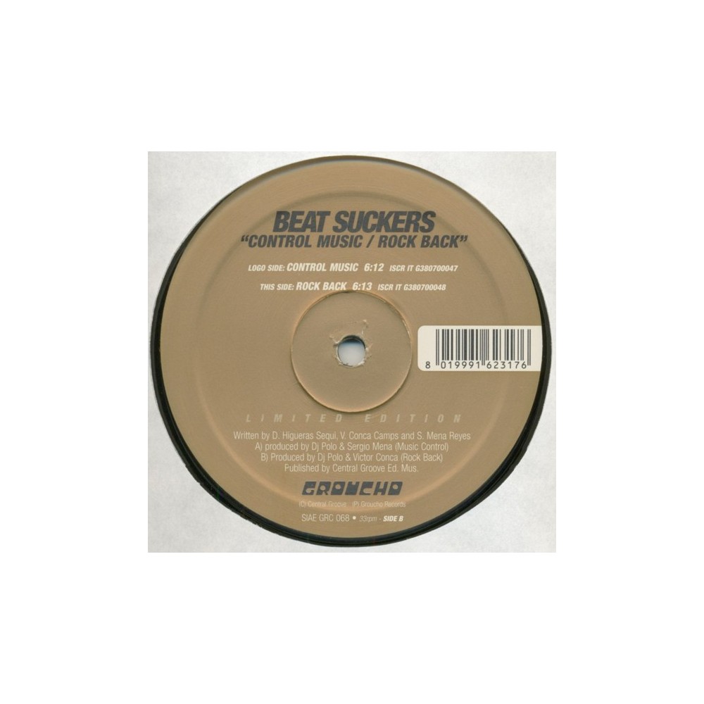 Beat Suckers  - Control Music / Rock Back