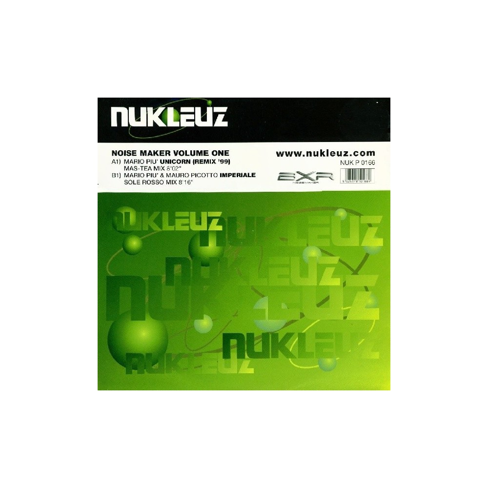 Mario Piu & Mauro Picotto – Noise Maker Volume One (2 MANO,TEMAZO PROGRESIVO¡¡)