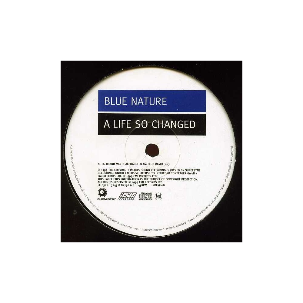 Blue Nature – A Life So Changed (2 MANO,COMO NUEVO)