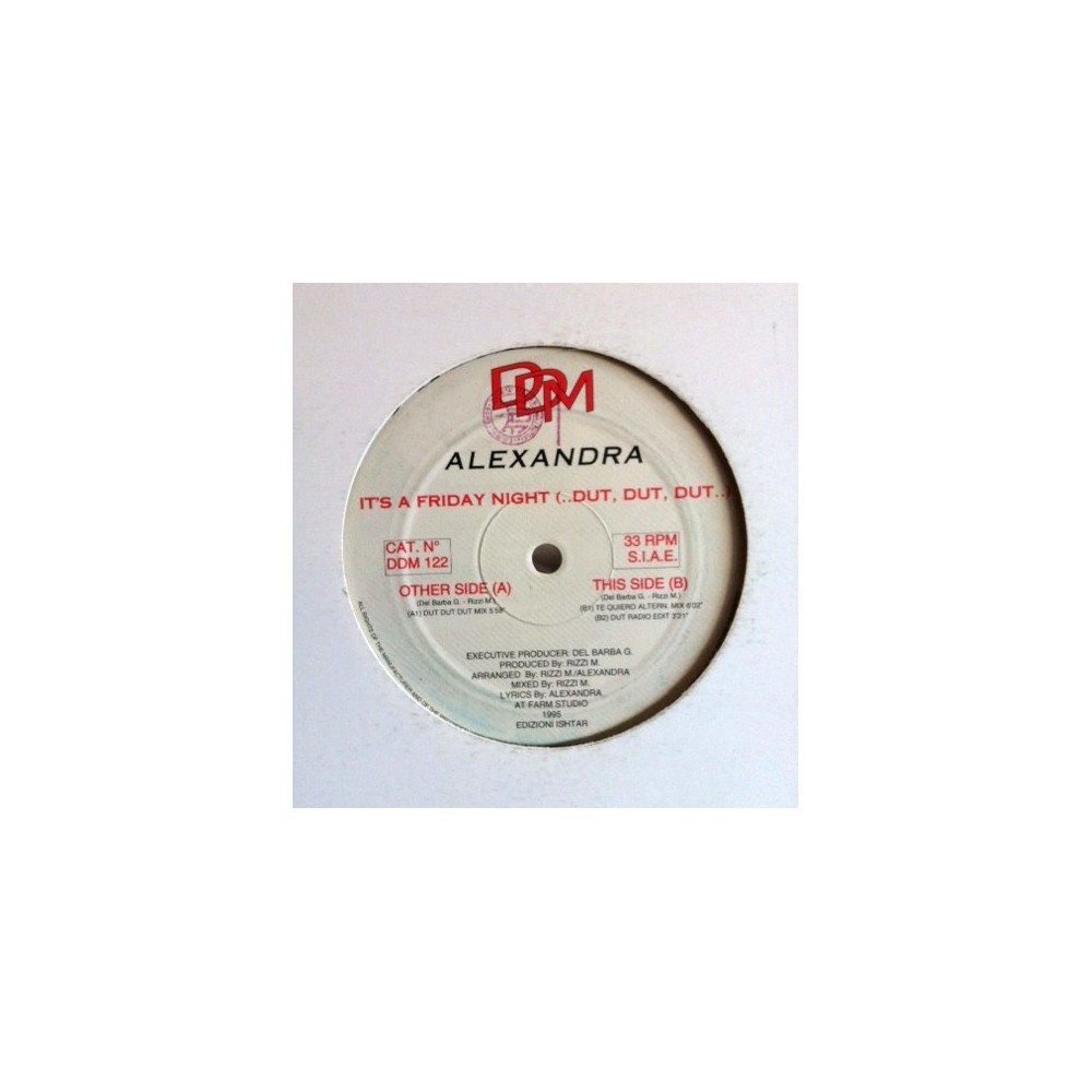 Alexandra – It's Friday Night (2 MANO,CANTADO ITALO MUY BUENO¡)