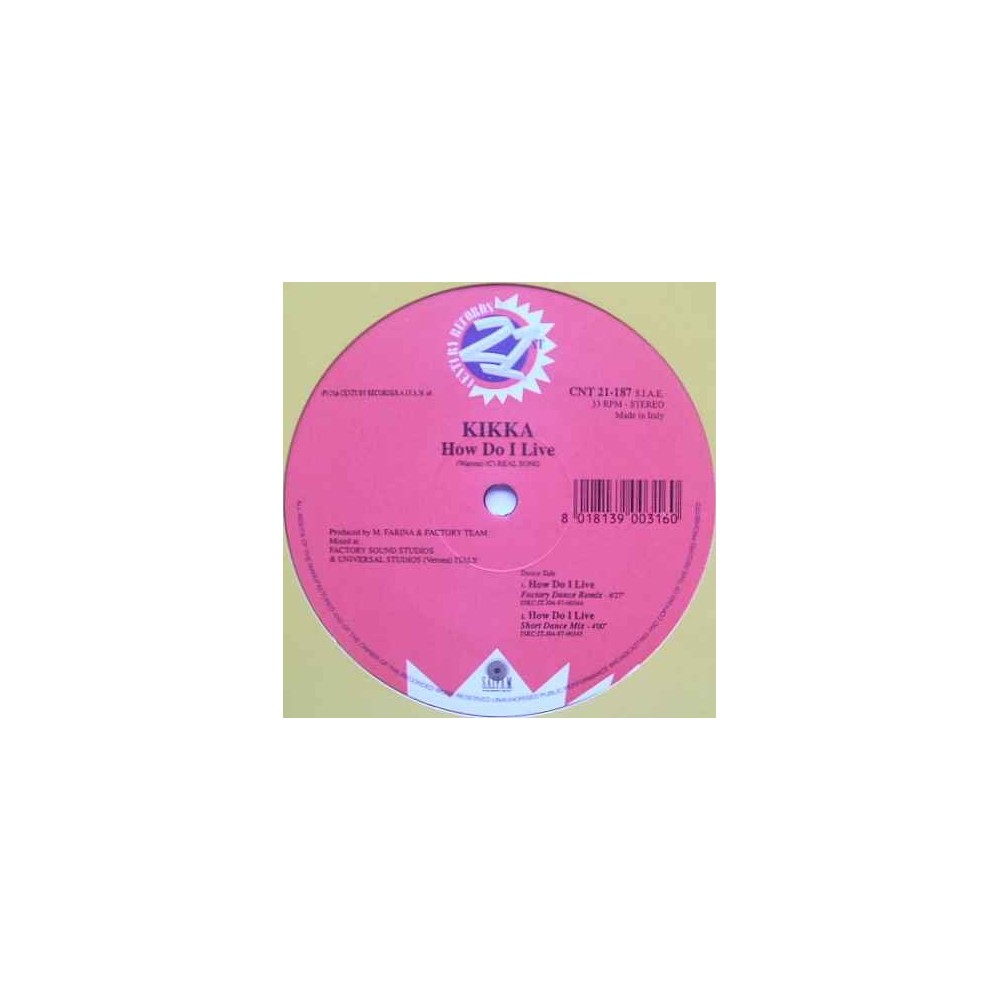 Kikka – How Do I Live (2 MANO,COMO NUEVO)