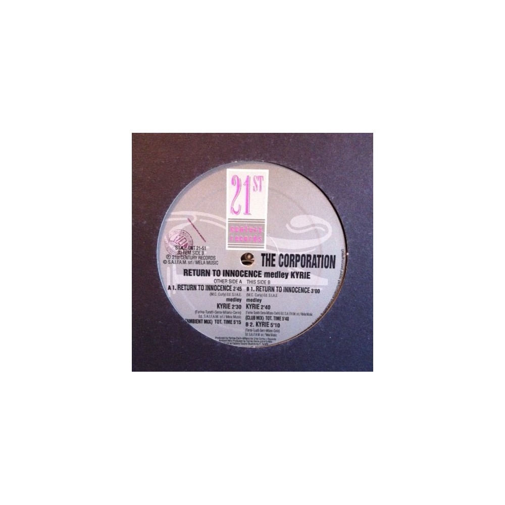 The Corporation – Return To Innocence Medley Kyrie 