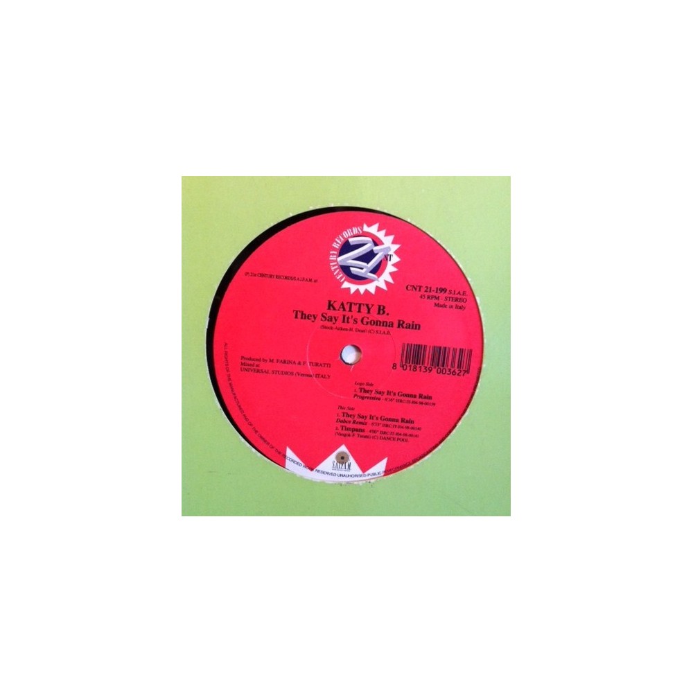 Katty B. - They Say It's Gonna Rain 