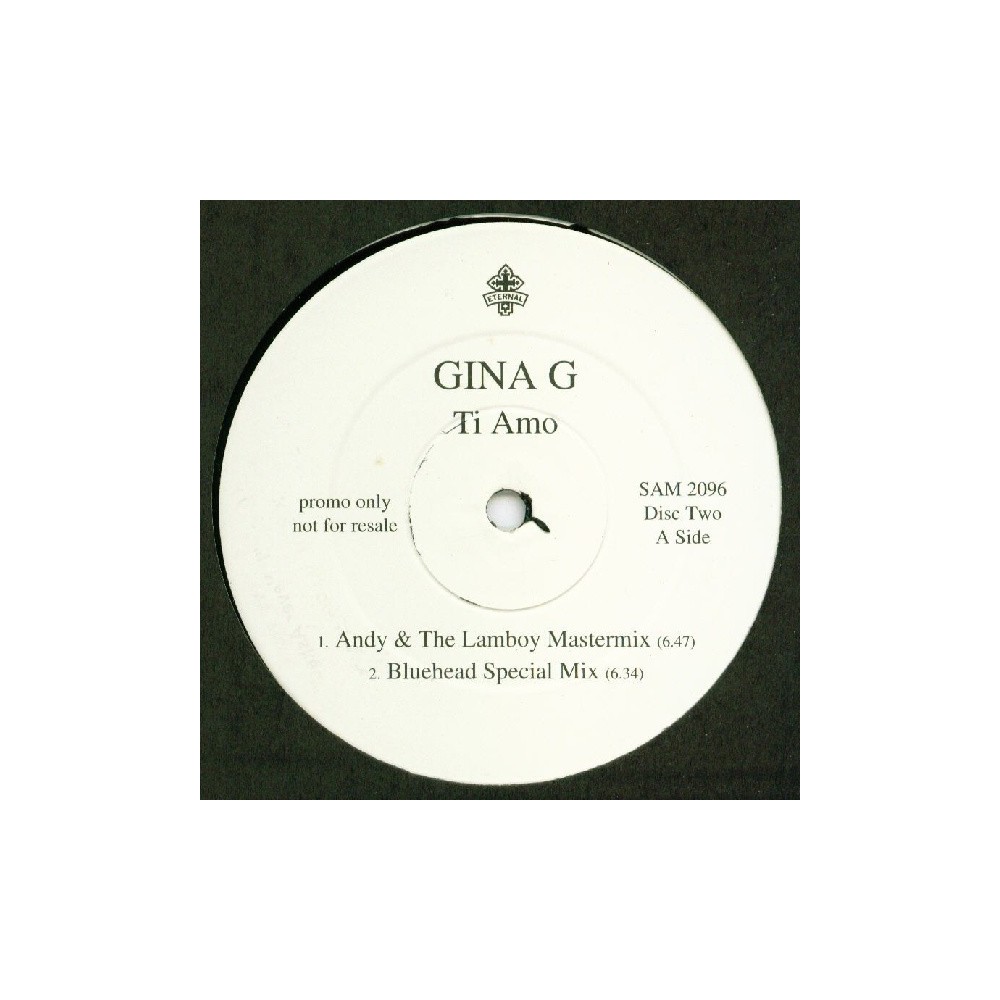 Gina G – Ti Amo (DISCO DOBLE IMPORT)