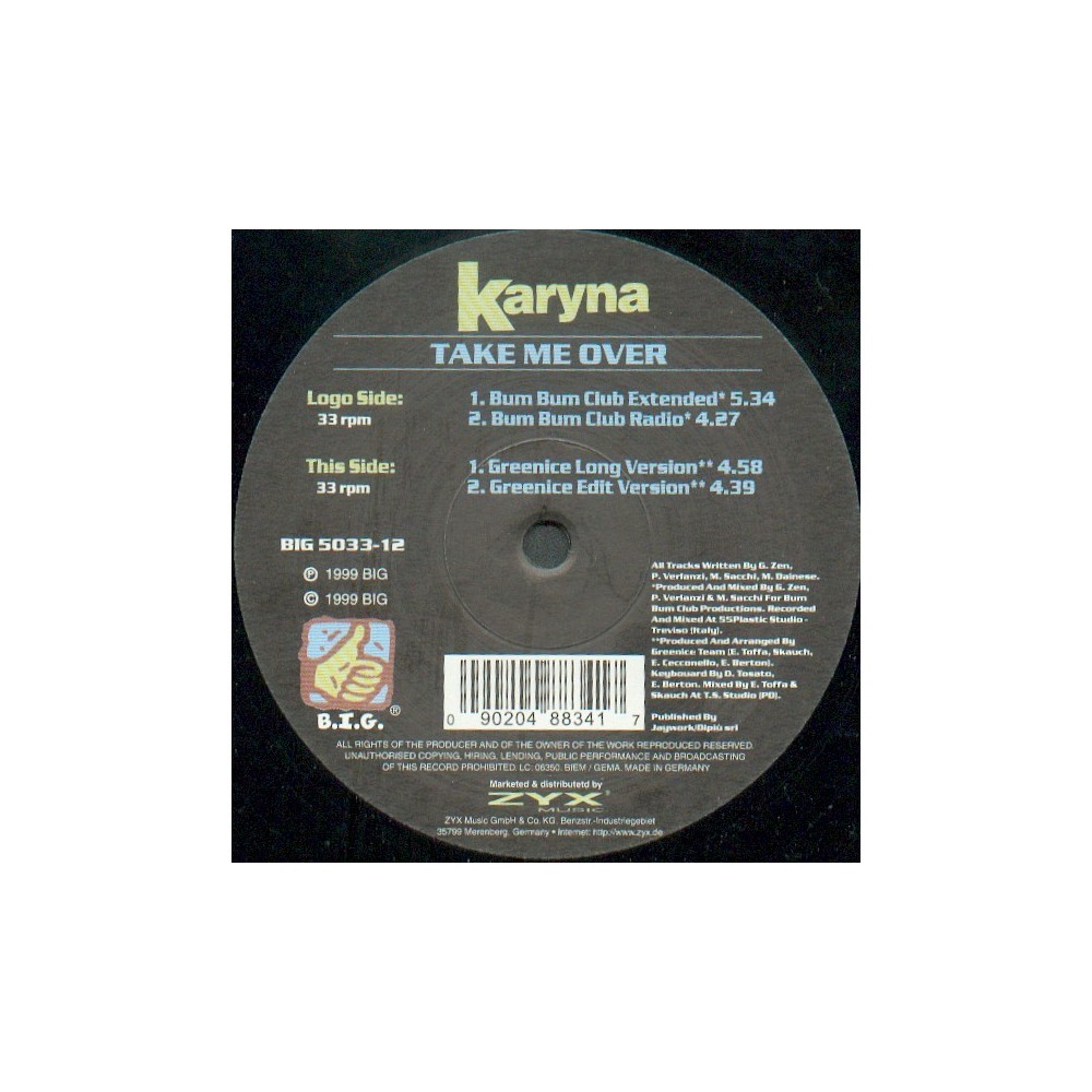Karyna – Take Me Over 