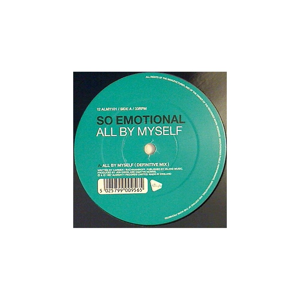 So Emotional – All By Myself 