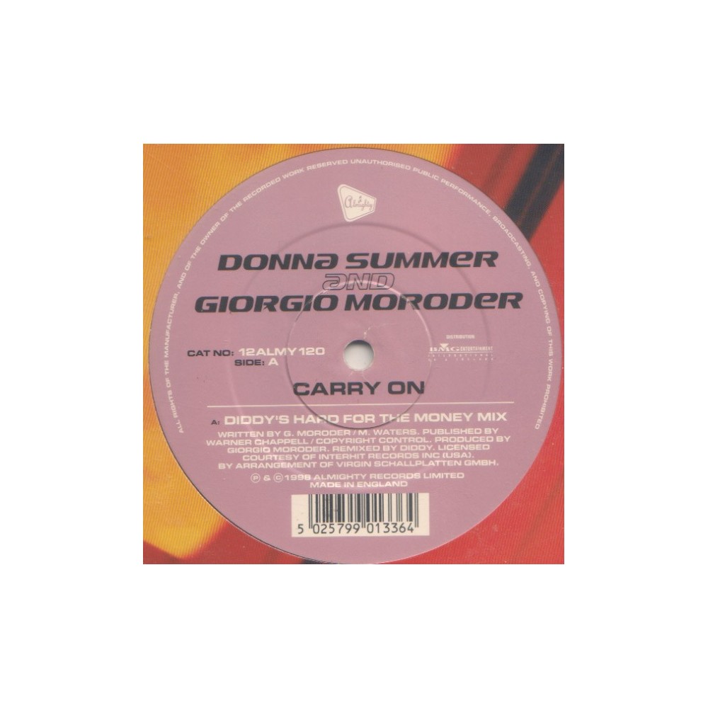 Donna Summer And Giorgio Moroder – Carry On 