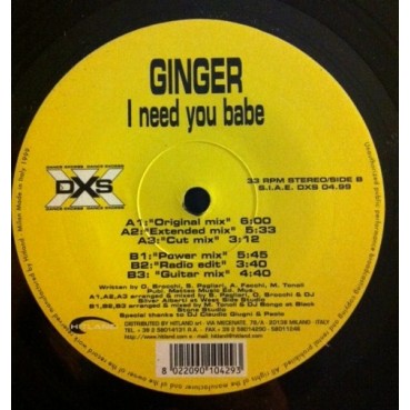 Ginger  – I Need You Babe (BOMBAZO)