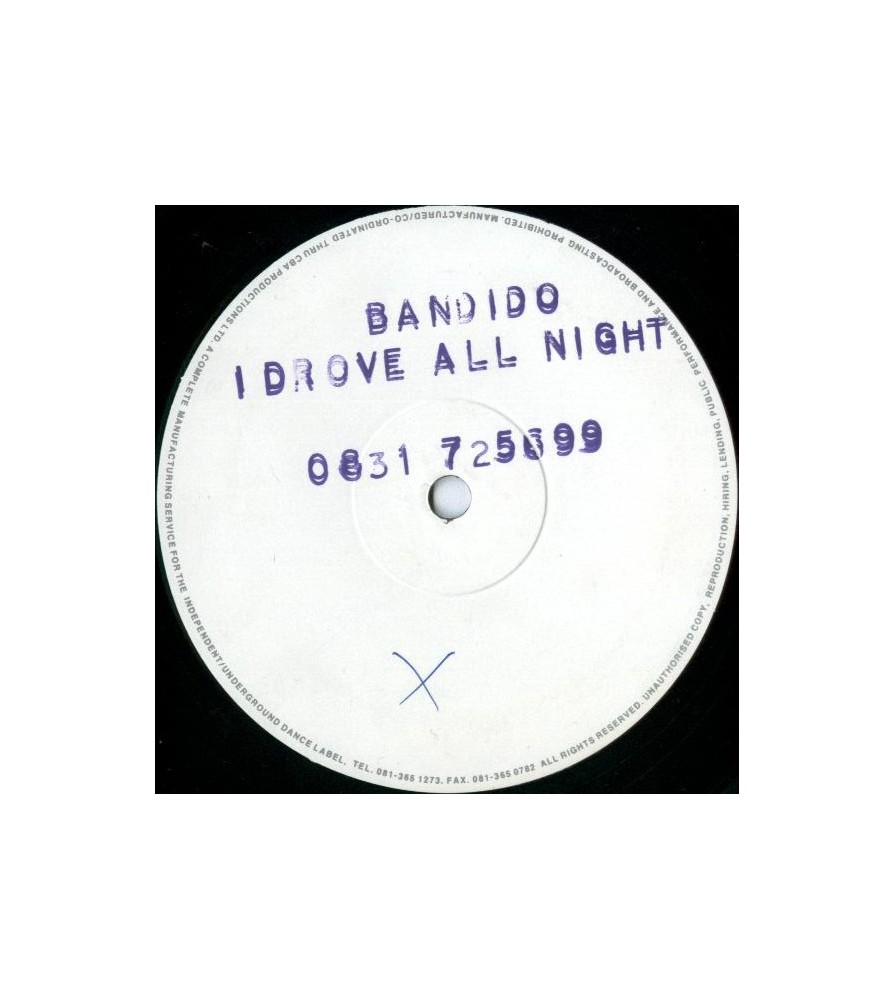 Bandido – I Drove All Night 