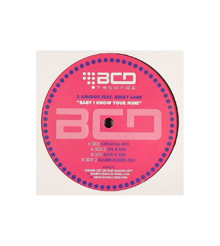 3 Amigos Feat. Becky Lane – Baby I Know Your Mine 
