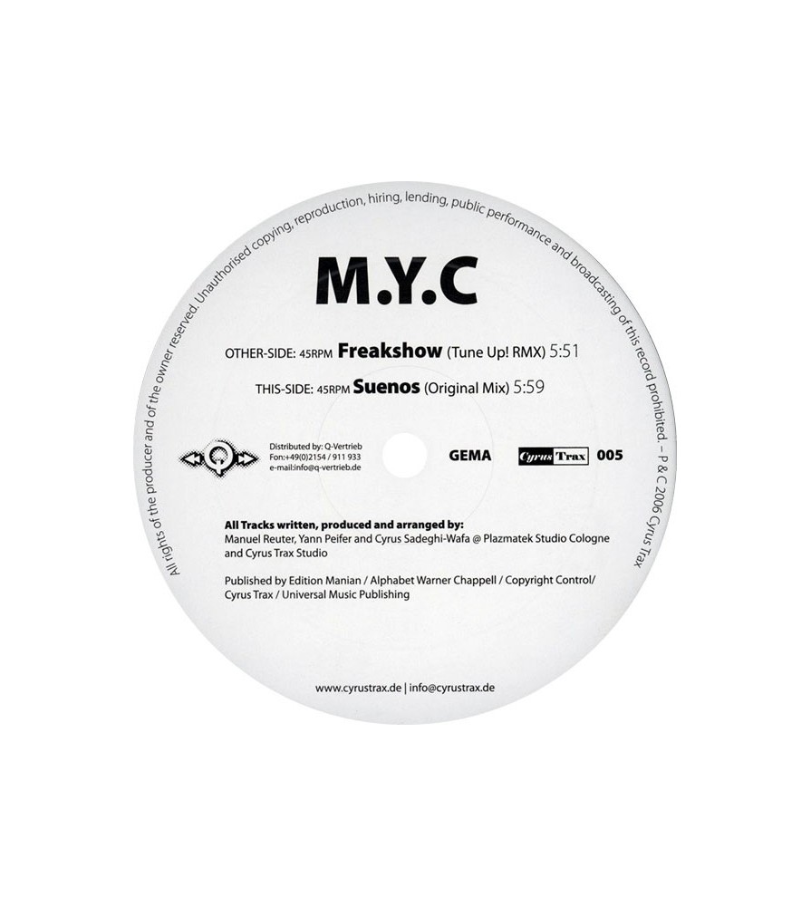 M.Y.C - Freakshow / Suenos(Cabrote¡¡ Ultima copia¡¡)