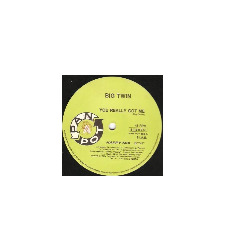 Big Twin  – You Really Got Me 