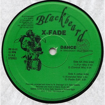 X-Fade  – Dance (SELLO BLACKBEARD)