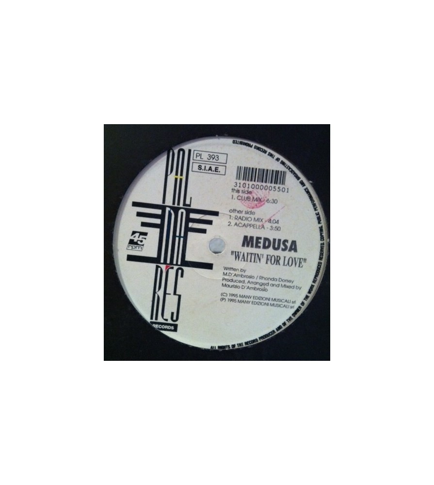 Medusa  ‎– Waitin' For Love 
