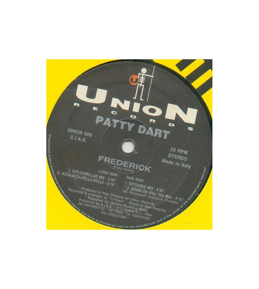 Patty Dart – Frederick (IMPORT)