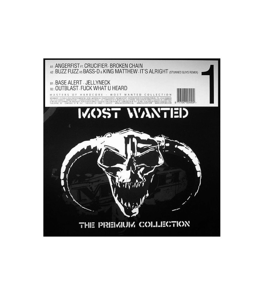 Masters Of Hardcore - Most Wanted Collection 1 