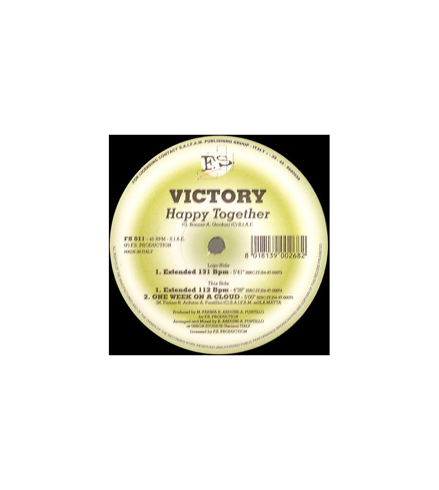 Victory  ‎– Happy Together 