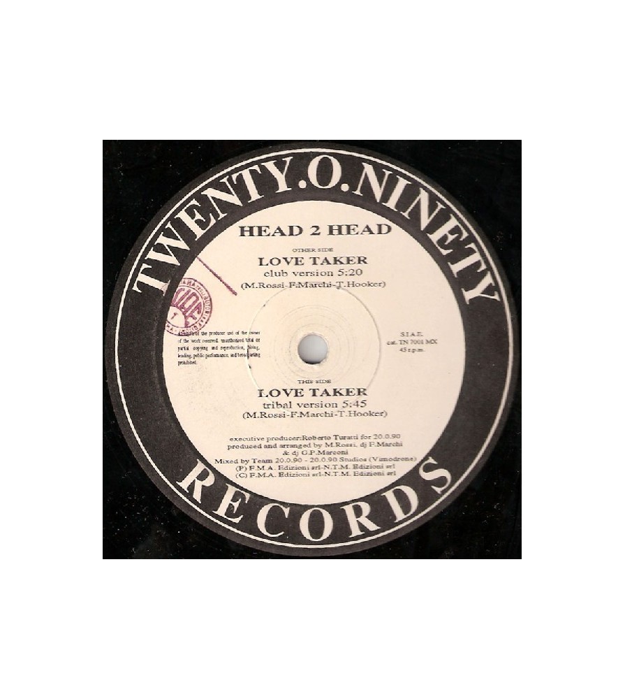 Head 2 Head  ‎– Love Taker 