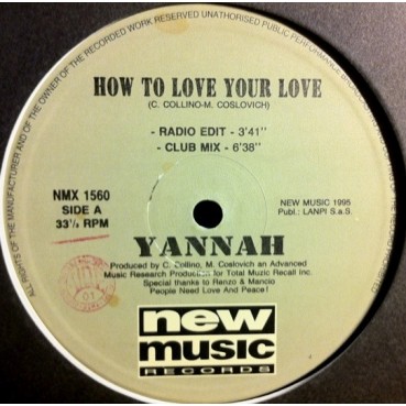 Yannah  ‎– How To Love Your Love