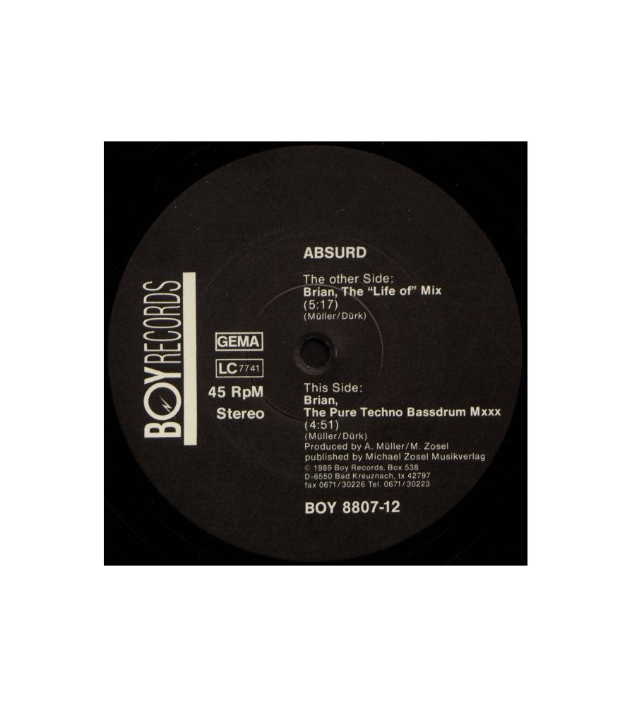 Absurd ‎– Brian 