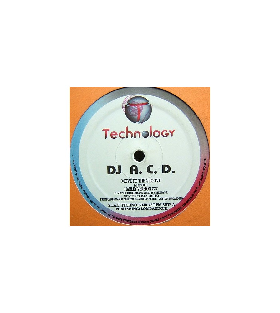 DJ ACD ‎– Move To The Groove