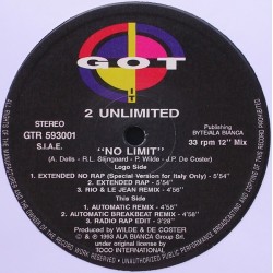 2 Unlimited ‎– No Limit 