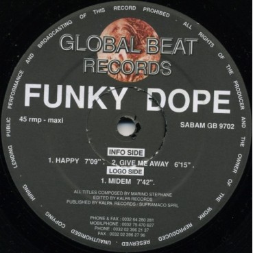 Funky Dope ‎– Midem / Happy / Give Me Away  (IMPORT)