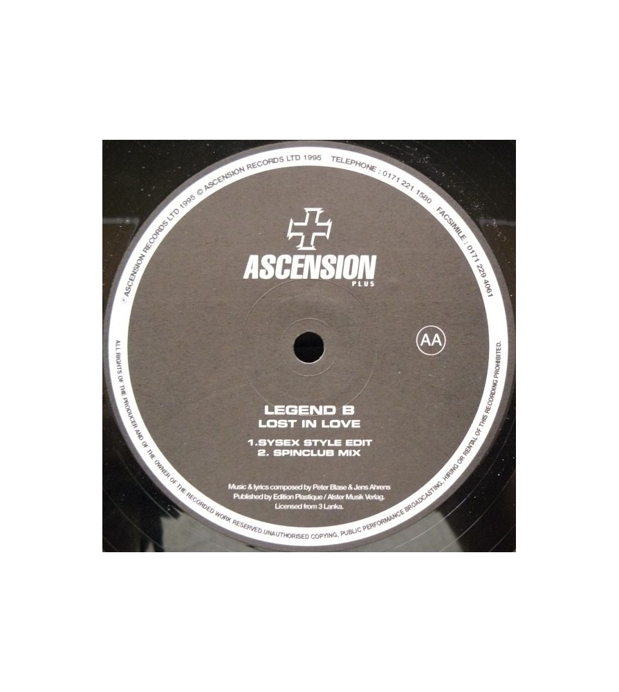 Legend B ‎– Lost In Love (IMPORT)