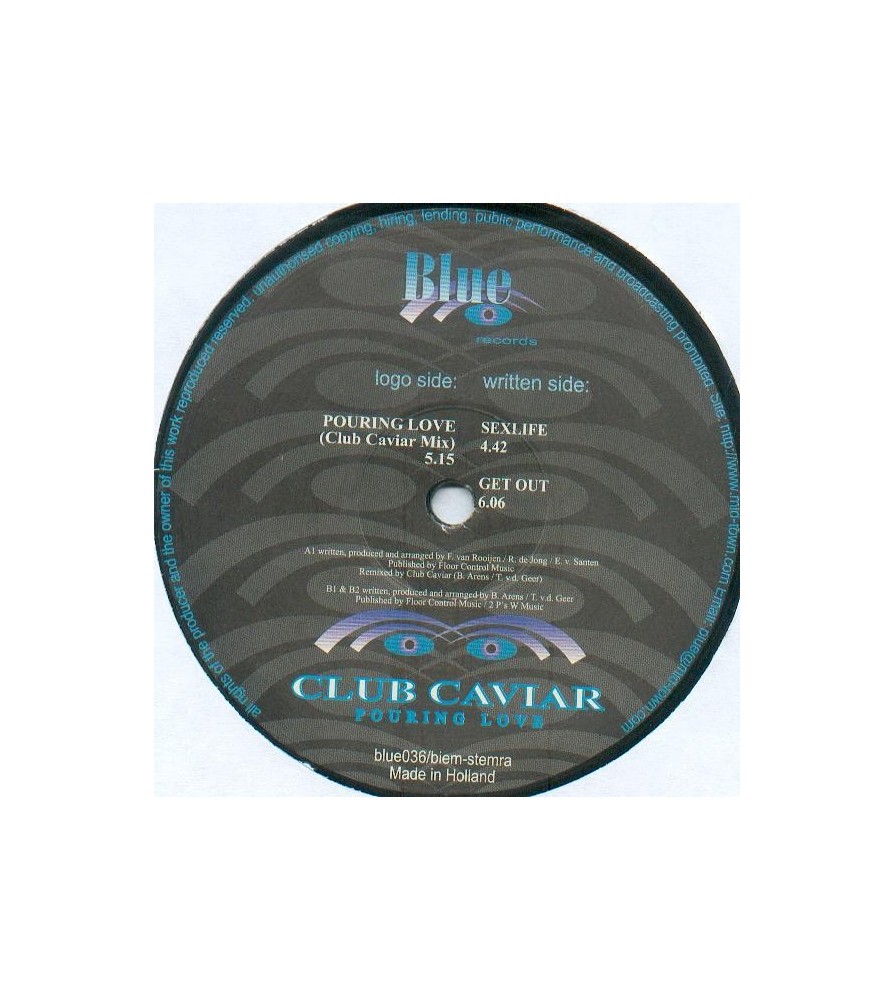 Club Caviar ‎– Pouring Love 
