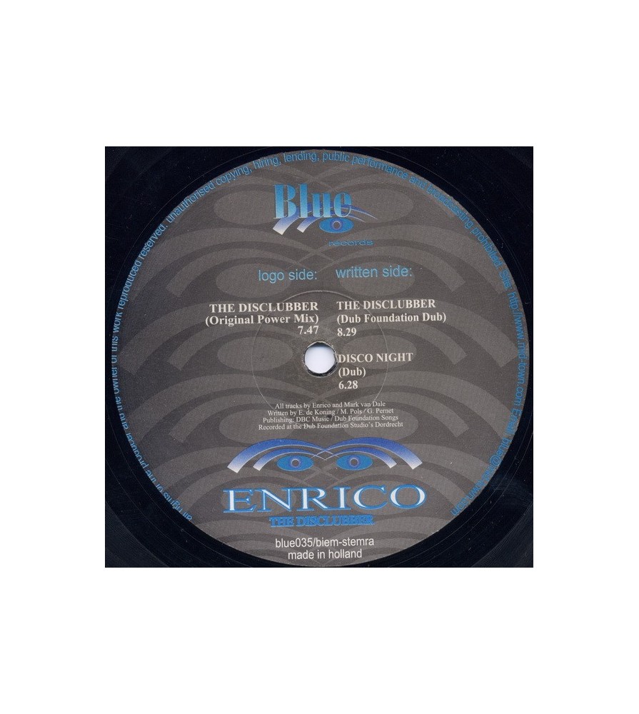 Enrico ‎– The Disclubber 