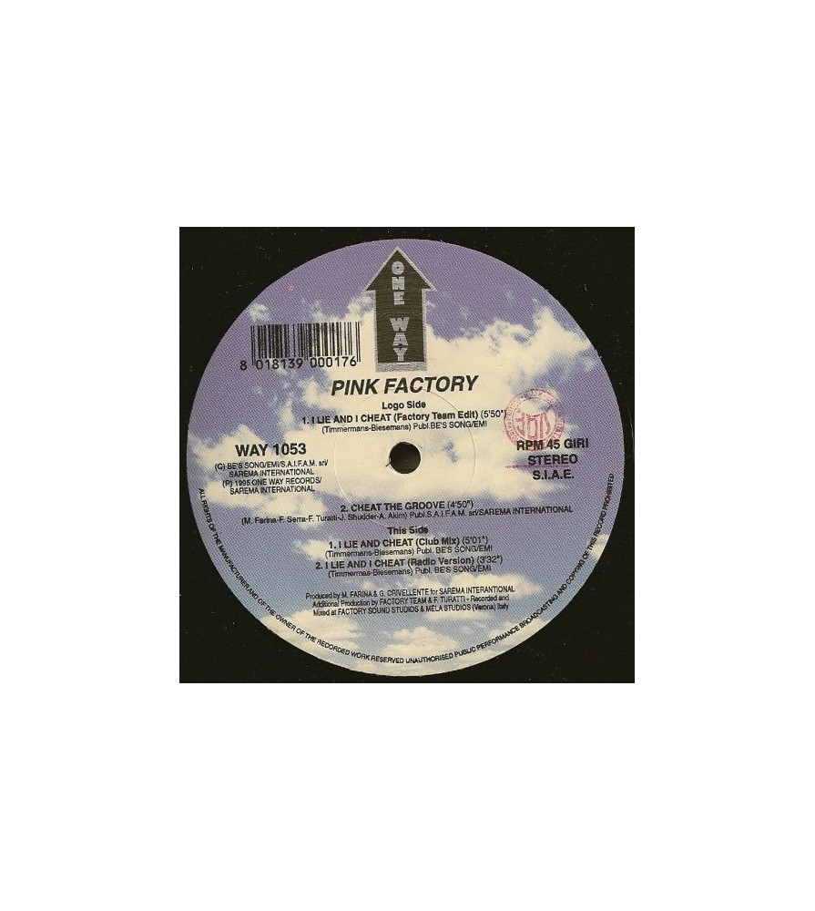 Pink Factory ‎– I Lie And I Cheat