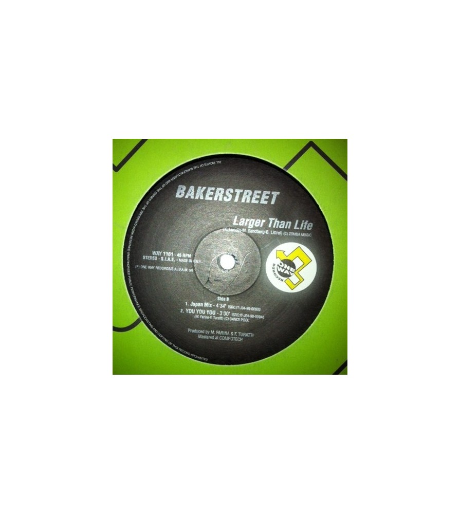 Bakerstreet ‎– Larger Than Life (JOYA¡)
