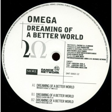 Omega ‎– Dreaming Of A Better World (IMPORT ALEMAN¡)