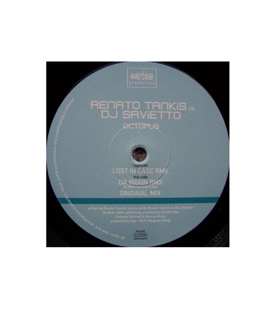 Renato Tankis vs. DJ Savietto ‎– Octopus