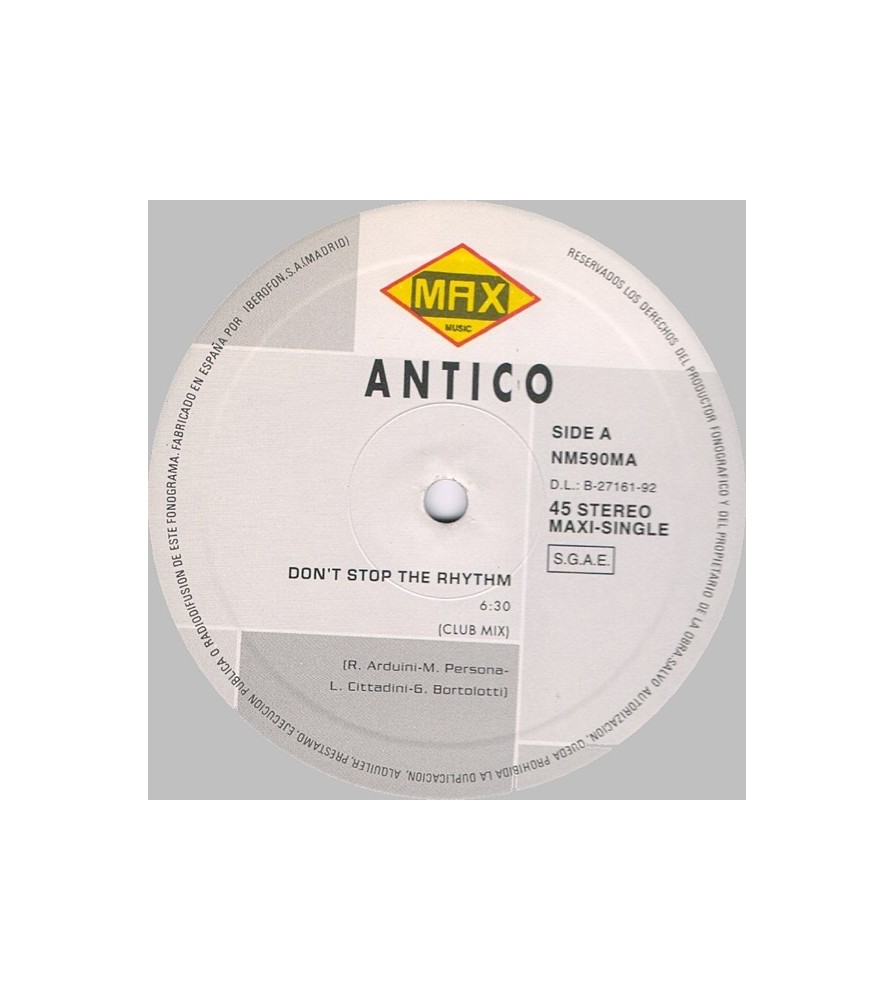 Antico ‎– Don't Stop The Rhythm 
