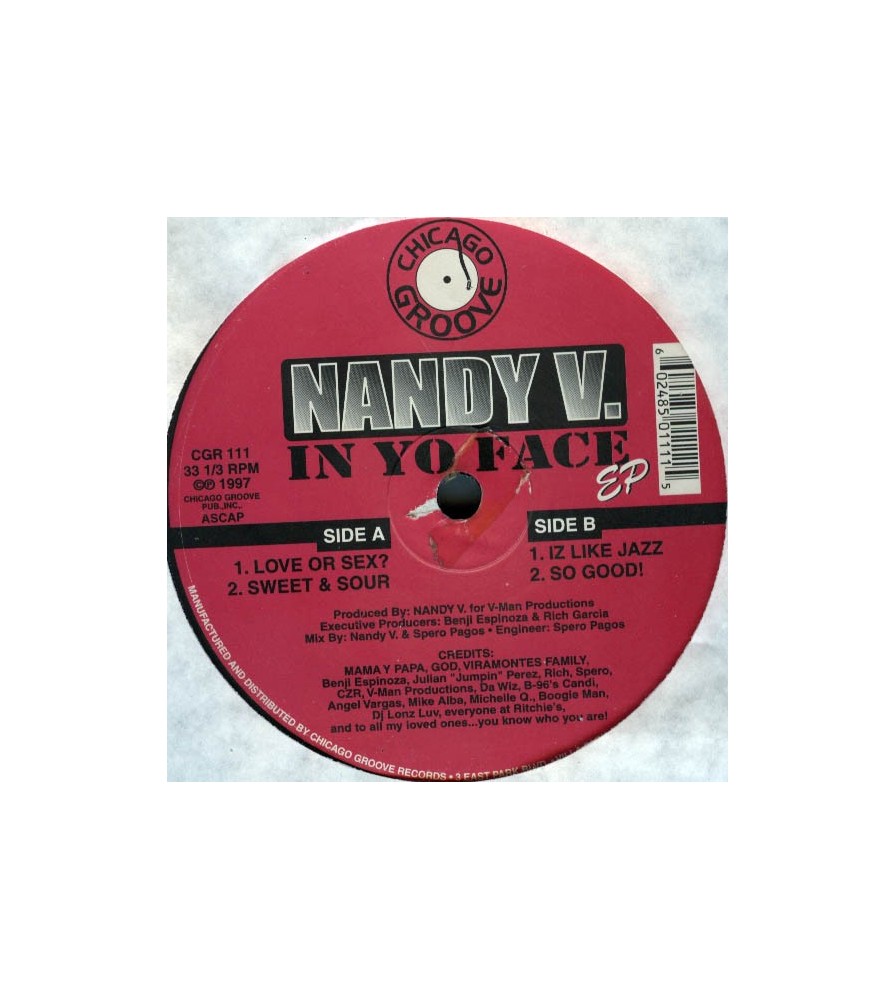 Nandy V ‎– In Yo Face EP (ROLLAZO¡¡)