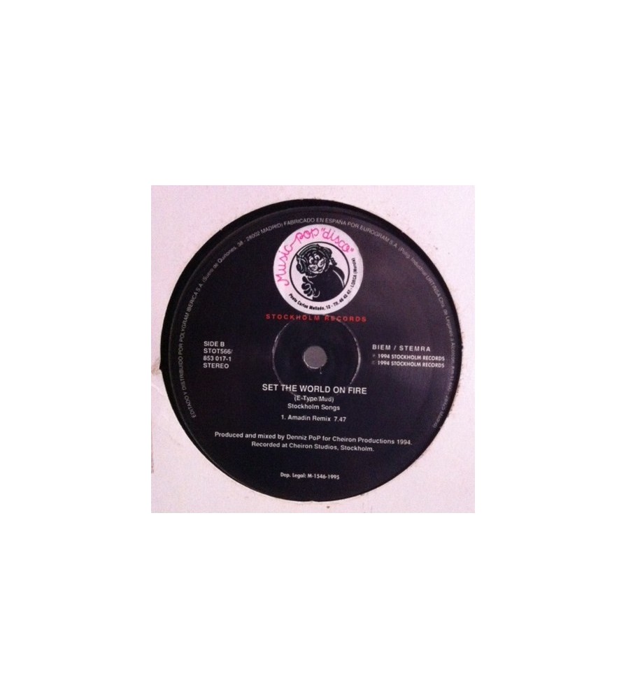E-Type ‎– Set The World On Fire (AMADIN REMIX)
