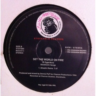 E-Type ‎– Set The World On Fire (AMADIN REMIX)