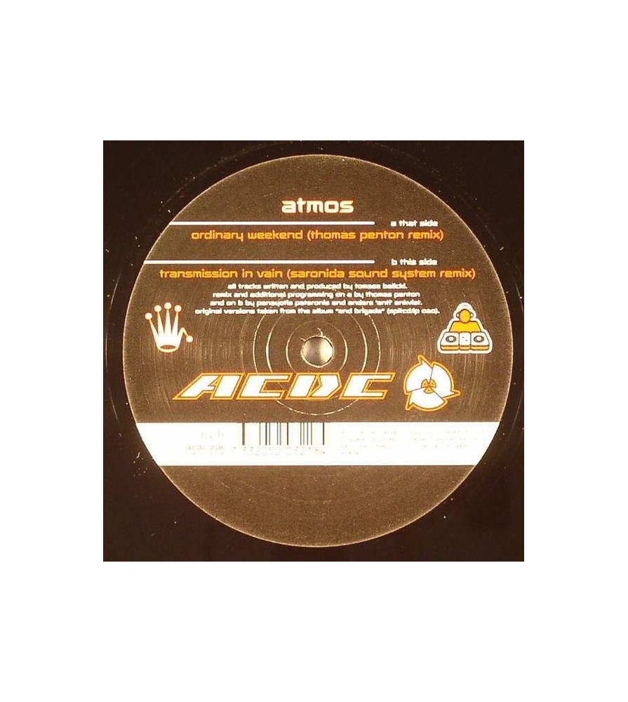 Atmos ‎– Ordinary Weekend / Transmission In Vain (MELODIA ROLLETE¡) 