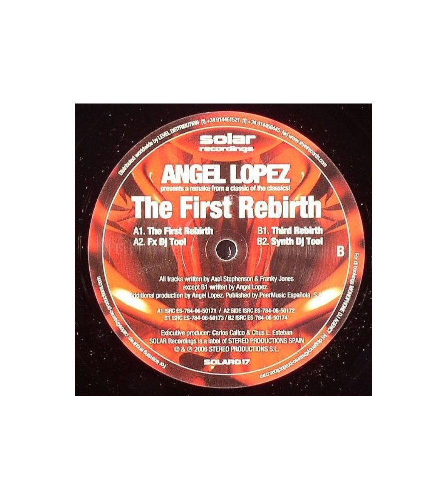 Angel Lopez ‎– The First Rebirth (REMIX TECH-HOUSE¡)