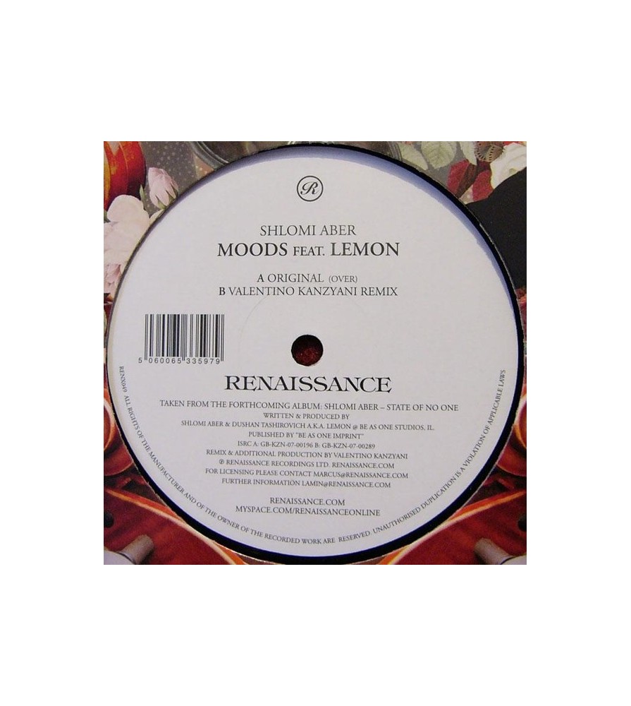 Shlomi Aber Feat. Lemon  ‎– Moods (Valentino Kanzyani remix) 