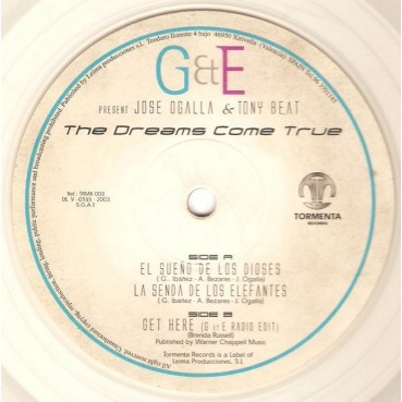 Jose Ogalla And Tony Beat ‎– The Dreams Come True 
