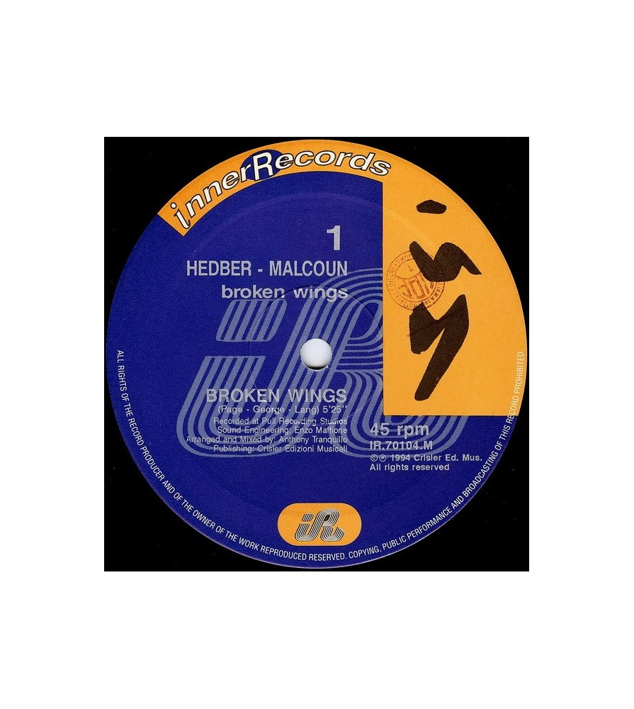 Hedber - Malcoun ‎– Broken Wings / Night Games 