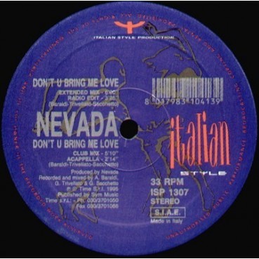 Nevada  ‎– Don't U Bring Me Love