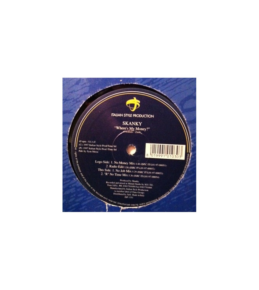 Skanky ‎– Where's My Money (MELODIA MUY BUENA¡)