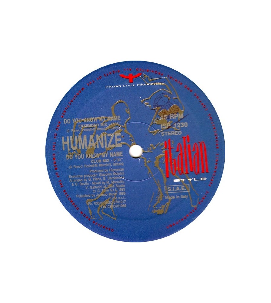 Humanize ‎– Do You Know My Name (TEMAZO¡¡)