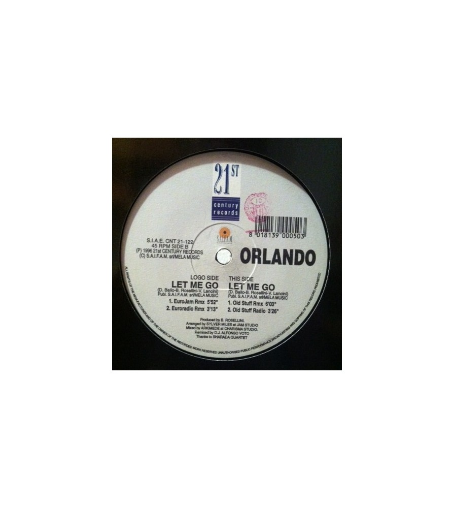 Orlando  ‎– Let Me Go (IMPORT)